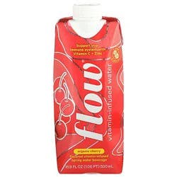 Flow Organic Vitamin Water Cherry - 16.9 Fl. Oz.