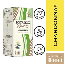 Bota Box Breeze Chardonnay White Wine 3l (4 750ml Bottles)