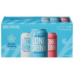 Long Drink Crisp Soda Variety In Cans - 8-12 Fl. Oz.
