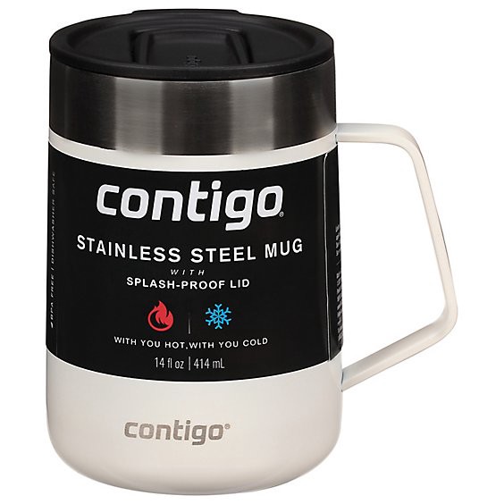 slide 1 of 9, Contigo 14 Oz Streeterville Stainless Steel Mug With Handle - Each, 1 ct