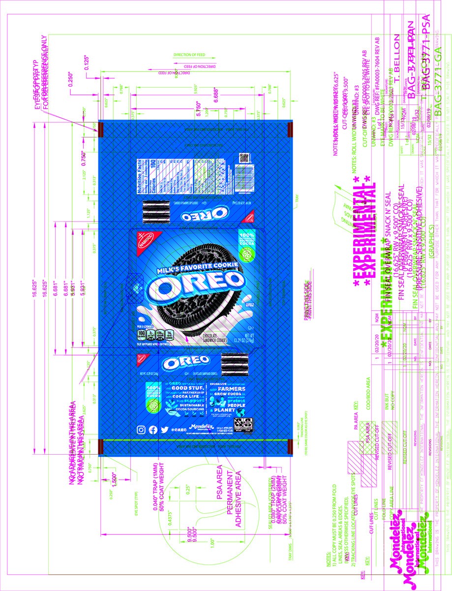 slide 9 of 15, Oreo Chocolate Sandwich Cookies - 13.29 Oz, 13.29 oz