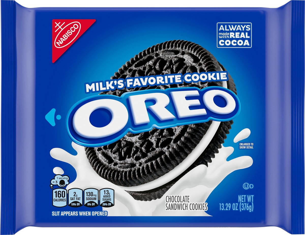 slide 5 of 15, Oreo Chocolate Sandwich Cookies - 13.29 Oz, 13.29 oz