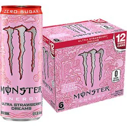 Monster Energy Ultra Strawberry Dreams - 6 - 12 Oz
