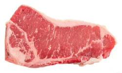 Usda Choice Bone In New York Strip Beef Steak Top Loin Mega Pack - 4.00 Lb