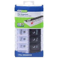 Apothecary Ezy Dose Pill Planner Am/pm B/w - Each