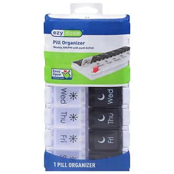 Apothecary Ezy Dose Pill Planner Am/pm B/w - Each