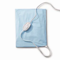 Sunbeam Standard Light Blue Vinyl Heating Pad - Each