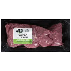 Open Nature Beef Stew Meat Boneless - 16 Oz