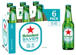 Heineken Silver In Bottles - 6-12 Fl. Oz.