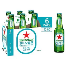 Heineken Silver In Bottles - 6-12 Fl. Oz.