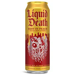 Liquid Death Rest In Peach Tea - 19.2 Fz