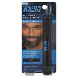 Just For Men 1-Day Beard & Brow Clr Blk - 0.3 Fz
