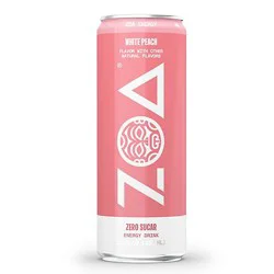 Zoa Wild White Peach Zero Sugar Energy Drink - 12 Oz