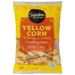 Signature Select Yellow Corn Tortilla Chips - 11 Oz