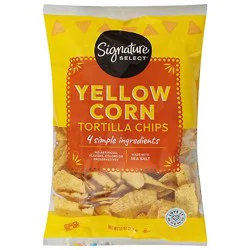 Signature Select Yellow Corn Tortilla Chips - 11 Oz