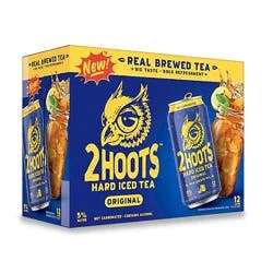 2 Hoots Hard Iced Tea Original In Cans Multipack - 12-12 Fl. Oz.