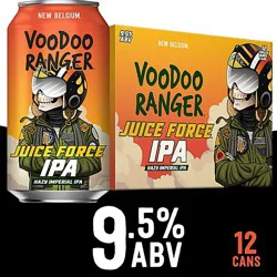 New Belgium Brewing Voodoo Ranger Juice Force Ipa Beer 9.5% Abv Cans - 12-12 Fl. Oz.