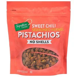 Signature Select/farms Sweet Chili Shelled Pistachios - 9 Oz
