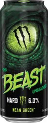 The Beast Unleashed Mean Green Hard Seltzer In Can - 16 Oz