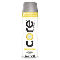 Core Hydration+ Immunity Lemon Extract Nutrient Enhanced Water Bottle - 23.9 Fl. Oz.