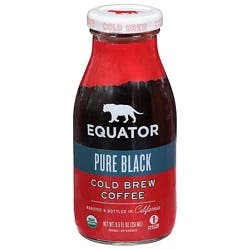 Equator Pure Black Coffee - 8.5 Fz