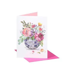 Papyrus Flowers In Disco Vase Friendship Card - Each