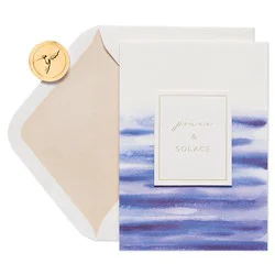 Papyrus Peace And Solace Sympathy Card - Each