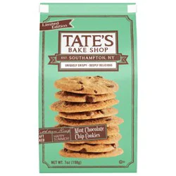 Tate's Bake Shop Mint Chocolate Chip Cookies - 7.33 Oz