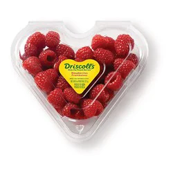 Driscoll's Heart Shaped Raspberries - 8 Oz