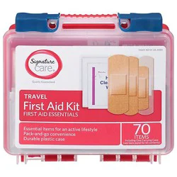 Signature Select/care 70 Piece First Aid Travel Kit Each - Each