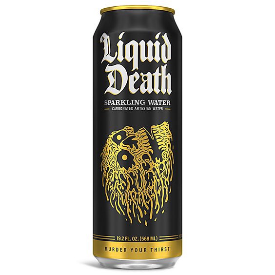 slide 1 of 7, Liquid Death Sparkling Water - 19.2 Fz, 19.2 fl oz