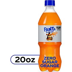 Fanta Orange Zero Sugar Bottle, 20 Fl Oz - 20 Fz