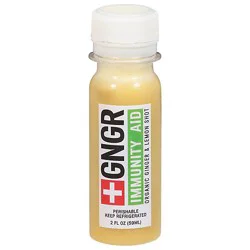 Gngr Lemon Immunity Aid Shot - 2 Fz