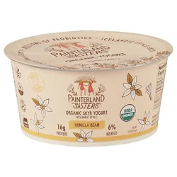 Painterland Sisters Icelandic Style Skyr Vanilla Organic Yogurt, 5.3oz - 5.3 Oz