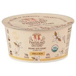 Painterland Sisters Icelandic Style Skyr Vanilla Organic Yogurt, 5.3oz - 5.3 Oz
