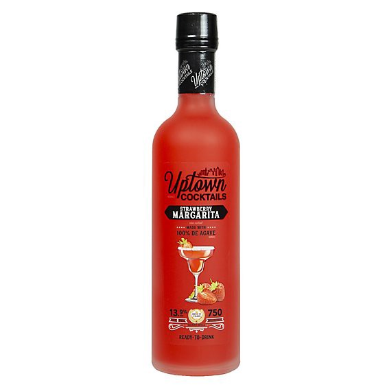 slide 1 of 1, Uptown Cocktails Strawberry Margarita Wine - 750 Ml, 750 ml
