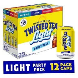 Twisted Tea Hard Iced Tea Light Variety Pack Cans - 12-12 Fl. Oz.