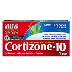 Cortizone 10 Soothing Aloe Creme 1 Ounce Tube - 1 Oz