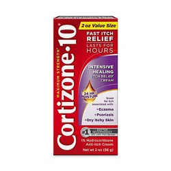 Cortizone 10 Max Strength Anti Itch Intensive Moisture Creme 2 Ounce Tube
