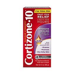 Cortizone 10 Max Strength Anti Itch Intensive Moisture Creme 2 Ounce Tube