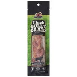 Braided Bully Stick 7 Inch - Ea