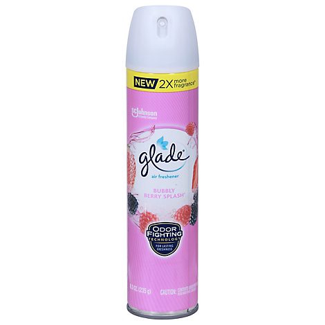 slide 1 of 1, Glade Aerosol Bubbly Berry Splash - 8.3 OZ, 8.3 oz