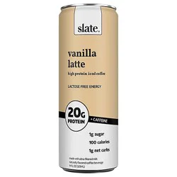 Slate Lactose Free Vanilla Latte Milk - 11 Fl. Oz.