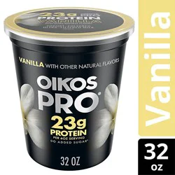 Oikos Pro Vanilla Yogurt-Cultured Ultra-Filtered Milk - 32 Oz