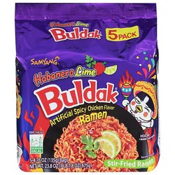 Samyang Hot Chicken Habanero Lime Noodles - 5-23.81 Oz