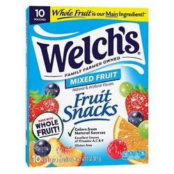 Welchs Mixed Fruit Snacks - 8 Oz