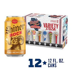 Shiner Taproom Sampler Variety In Cans - 12-12 Fl. Oz.
