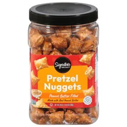 Signature Select Peanut Butter Nugget Pretzel - 24 Oz
