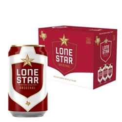 Lone Star Original Beer In Can - 30-12 Oz
