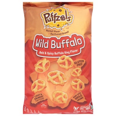 slide 1 of 1, Unique Wild Buffalo Puffzels Snacks - 4.8 Oz, 4.8 oz